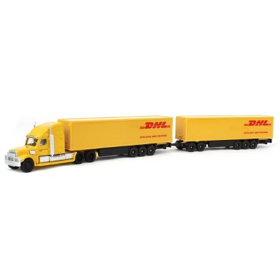 Siku 1/87 DHL Freightliner Road Train Tractor Trailer Siku-1806