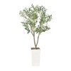 Faux Olive Tree 5Ft, Fake Black Olive Tree with Pot, Indoor Tall Artificial Plants Potted for Indoor Living Room Home Office Entryway Outdoor - 3 of 4