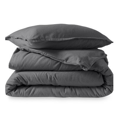 Cotton Flannel Duvet Cover & Sham Set by Bare Home