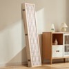 VEVOR Room Divider, 6 Panel Japanese Room Divider, Wood Folding Privacy Screen Indoor, Japanese Partition Dividers Portable Decoration Screens Yellow - 2 of 4