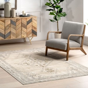 Nuloom Halcyon Moroccan Pet Friendly Indoor/Outdoor Machine Washable Area Rug - 1 of 4