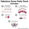 Big Dot of Happiness But First, Wine - Wine Tasting Party Favors and Cupcake Kit - Fabulous Favor Party Pack - 100 Pieces - 2 of 4