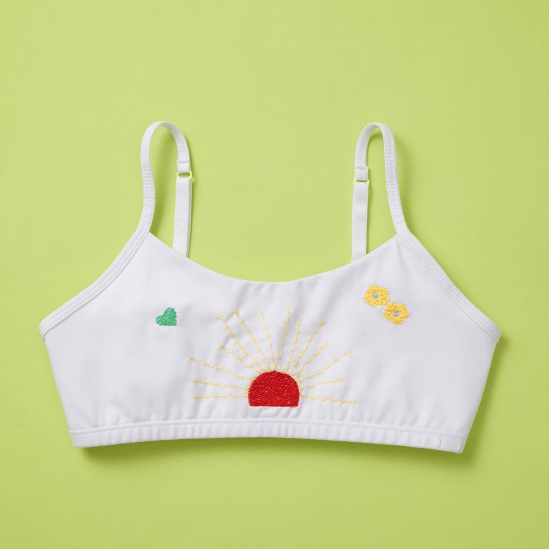 Yellowberry Adorable Cotton Training Hand-Embroidered and Made in USA with Exceptional Quality Convertible Straps, 1 of 6