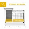 36" Rabbit Hutch Bunny Cage Small Animal House with Weatherproof Roof Romevable Tray and Enclosed Run, Indoor/outdoor - 4 of 4
