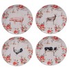 16pc Earthenware Farmhouse Dinnerware Set White - Certified International - 2 of 4
