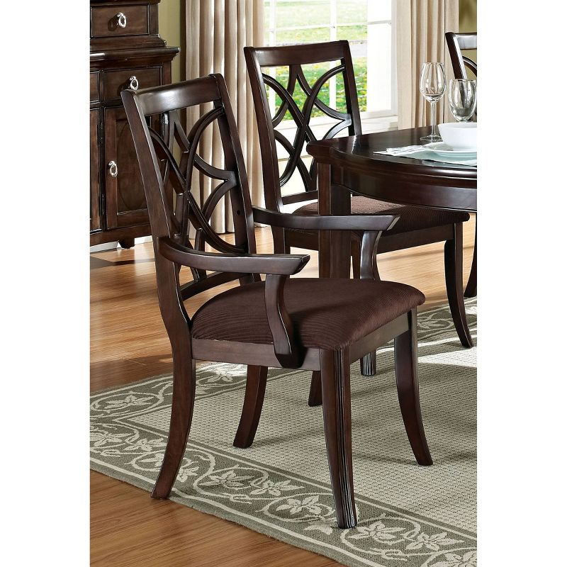 Set of 2 Keenan Side Dining Chair Dark Walnut - Acme Furniture, 3 of 5