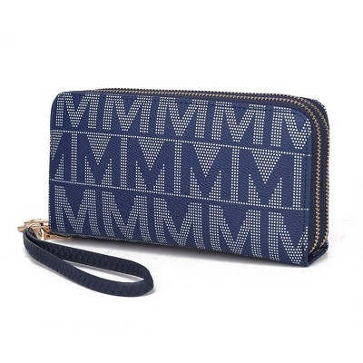 MKF Collection Danielle Milan Wristlet Wallet Handbag Purse Multiple Card Slots by Mia K