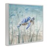 Stupell Industries Baby Sea Turtle Blue Speckled Aquatic Animal Ocean Framed Giclee Art - 2 of 4