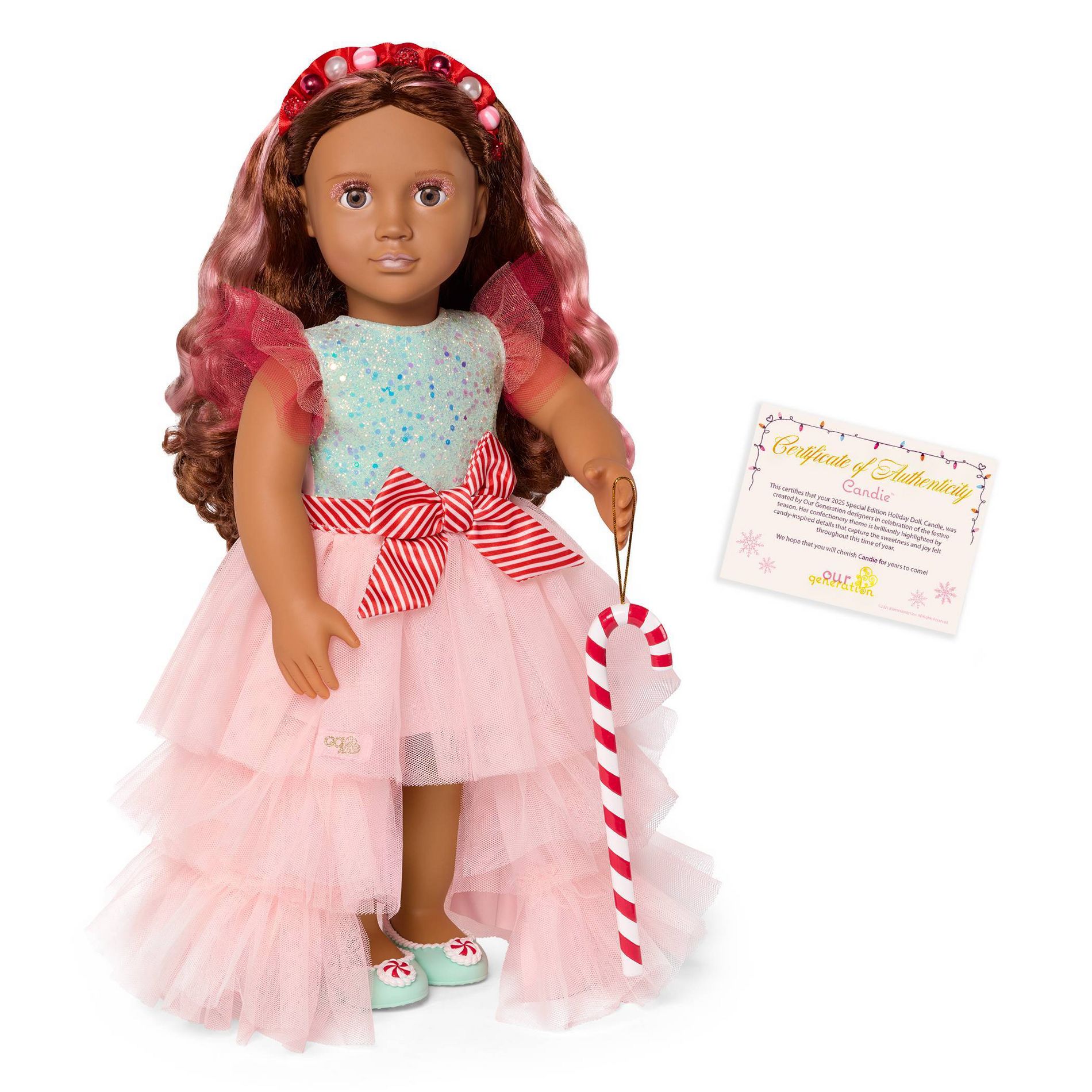 Our Generation Candie Limited-Edition 18" Holiday Collectible Doll