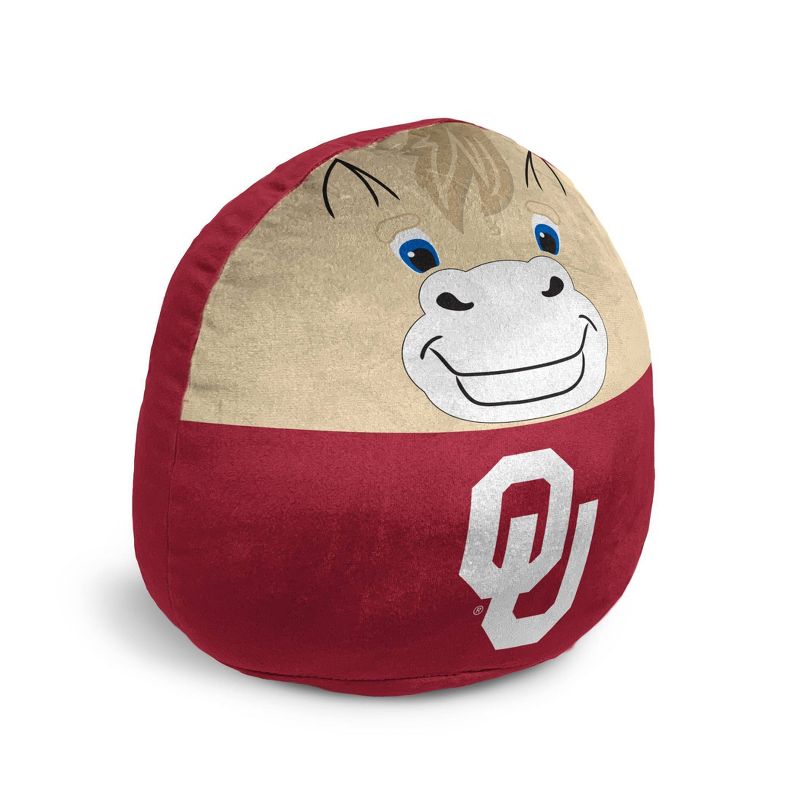 NCAA Oklahoma Sooners 16&#34;x16&#34; Plushie Mascot Pillow, 1 of 4