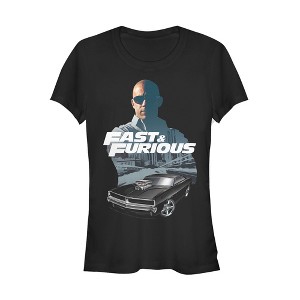 Juniors Womens Fast & Furious Dom Pose T-Shirt - 1 of 3
