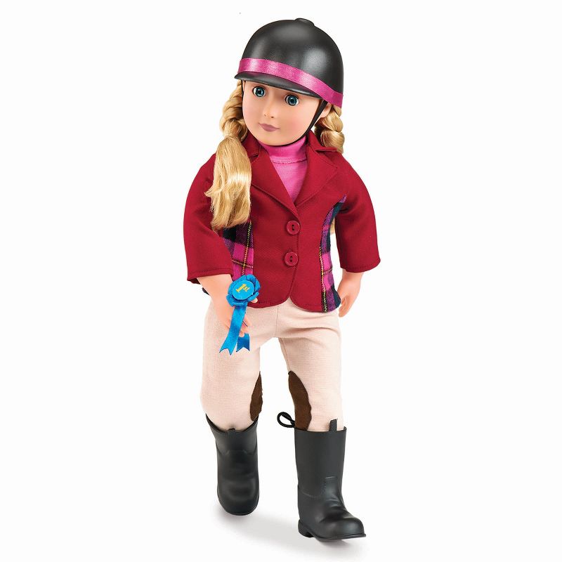 Our Generation Lily Anna with Horseback Riding Outfit &#38; Book 18&#34; Posable Doll, 4 of 7