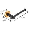 Multicolored 3-Piece Versatile Aluminum Towel Bar Set for Bathrooms - 16 to 27 Inches Adjustable - 4 of 4