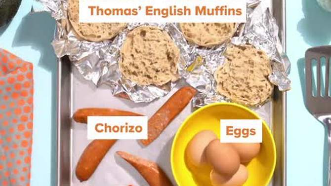 Thomas&#39; Regular English Muffins - 13oz/6ct, 2 of 15, play video