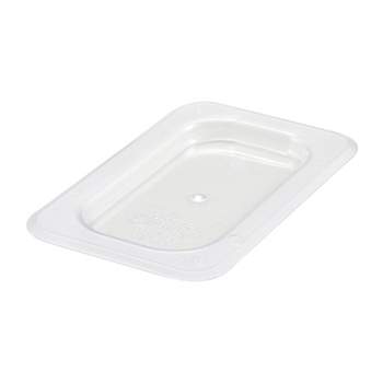 Winco Polycarbonate Food Pan Cover, Solid, 1/9 Size