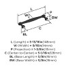 Amerock Enlivity Pull for Cabinets, Drawers, and Furniture - 3 of 4