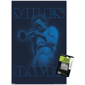 Trends International Miles Davis - Blue Unframed Wall Poster Prints - 1 of 4