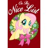 Men's My Little Pony Christmas Fluttershy Nice List T-Shirt - 2 of 4
