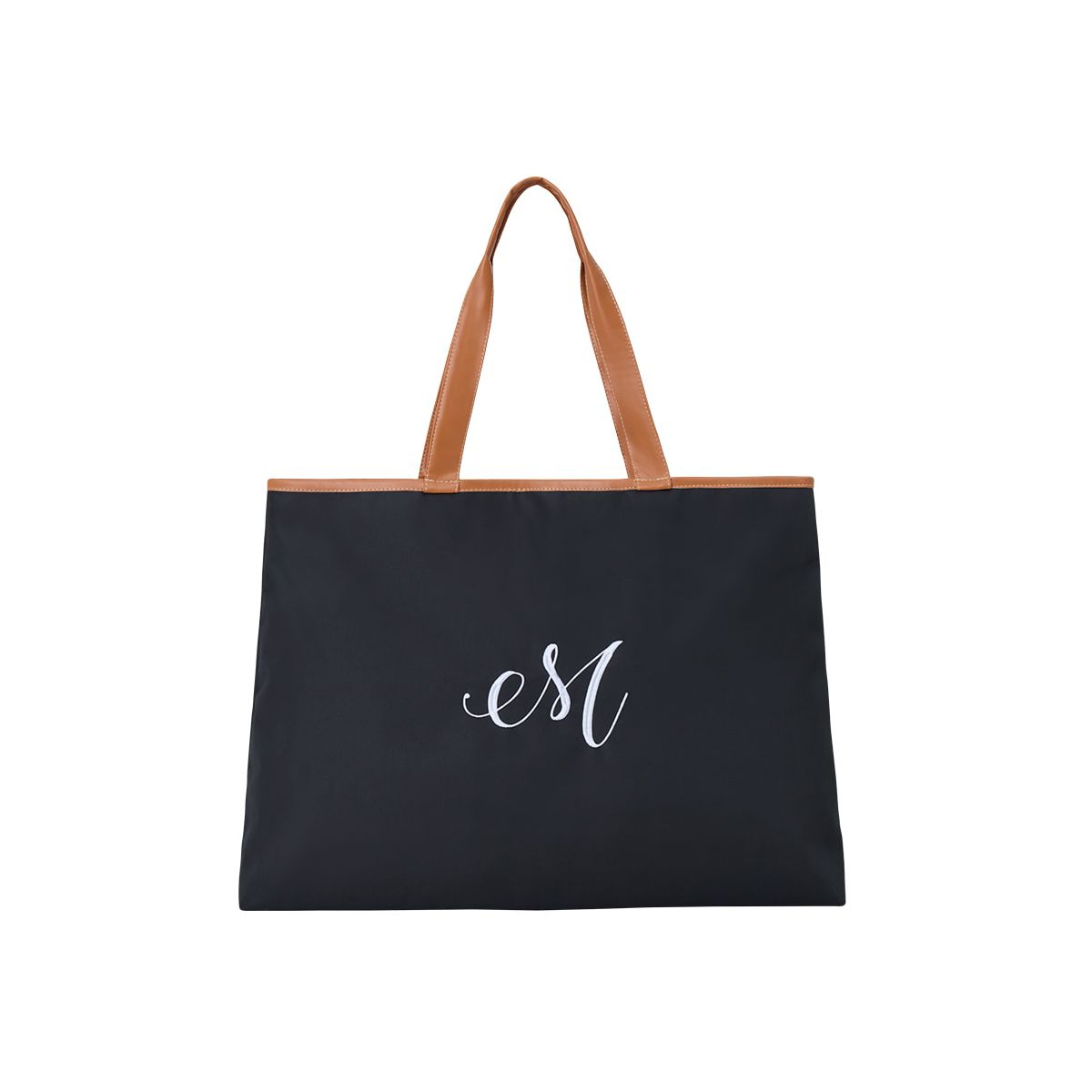 The Lakeside Collection Women's Monogram Tote Bag - - thumbnail 9