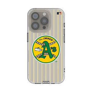 MLB Cooperstown West Teams Pinstripe Clear Cell Phone Case for Apple iPhone - 1 of 4