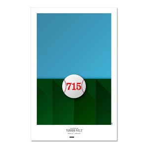 MLB Atlanta Braves Turner Field Art Poster - 1 of 1