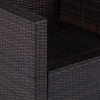 Resenkos 4-Piece Deck Furniture Set, Outdoor Sectional Furniture, PE Rattan, Brown - 4 of 4