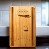 Slickblue Bowling Lane Shaped Pine Wood Board, 11.5"x18" – Perfect for Sports-Themed Parties & Snacks - 3 of 3