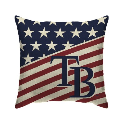 MLB Tampa Bay Rays Americana Decorative Throw Pillow