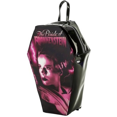 Rock Rebel Universal Monsters Bride of Frankenstein Coffin Backpack