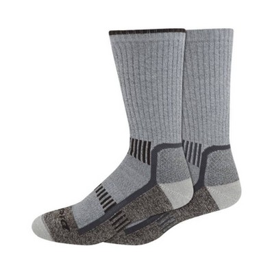 Dickies Men's Merino Wool Crew Socks - Light Gray 6-12