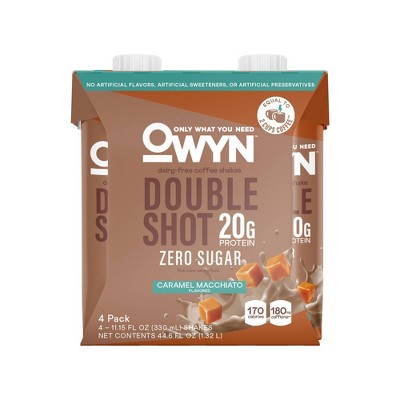 OWYN Double Shot Ready to Drink Protein Shake - Caramel Macchiato - 44.6 fl oz/4pk
