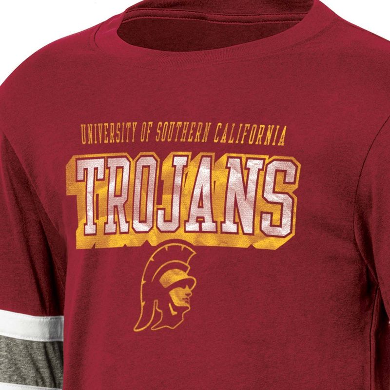 NCAA USC Trojans Boys&#39; Long Sleeve T-Shirt, 3 of 4