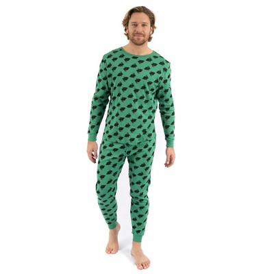 Leveret Mens Two Piece Cotton Easter Pajamas Bunny Green Xxl : Target