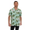 Super Triple Goose Men’s Short Sleeve Button Down Aloha Shirt – Soft Feel, Moisture Wicking, Easy Care - 3 of 4