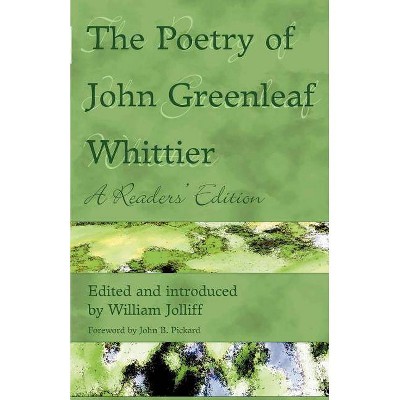 The Poetry of John Greenleaf Whittier - (Paperback)