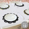 Big Dot of Happiness Colorful Mardi Gras Mask - Masquerade Party Round Table Decorations - Paper Chargers - Place Setting For 12 - 2 of 4