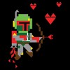 Boy's Star Wars Pixel Boba Fett Love Sweatshirt - 2 of 2