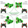 Swtroom Remote Control Car 4WD RC Cars 2.4GHz Electric Race Stunt Toy Car Rechargeable Birthday Gift Green - 3 of 4