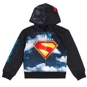 DC Comics Justice League Fleece Pullover Hoodie Toddler - 1 of 4