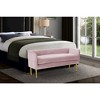 Meridian Furniture,Audrey Velvet Bench - 2 of 4