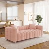 Modern 3-Seater Modular Sofa for Living Room, Upholstered Space-Saving Sofa, Couch with Metal Legs and Velvet Cover Pillows-Baofuwish - 3 of 4