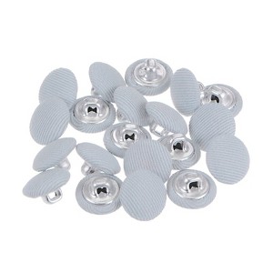Unique Bargains Metal Shank Round Cloth Covered DIY Sewing Buttons 20 Pcs - 1 of 4