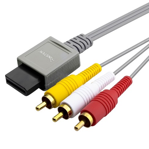 Vask vinduer harmonisk røgelse Insten Av Composite Cable Compatible With Nintendo Wii / Wii U : Target