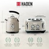 Haden Dorset 4 Slice Wide Slot Stainless Steel Toaster Bundled with 1.7 Liter Stainless Steel Electric Kettle with 360-Degree Base, Putty & Chrome - 4 of 4