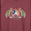 Women's - Disney - Happy New Year Mickey Lightweight French Terry Wide Neck Long Sleeve Shirt - 2 of 4
