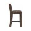 Meridian Furniture,Amari Chenille Fabric Stool - 4 of 4
