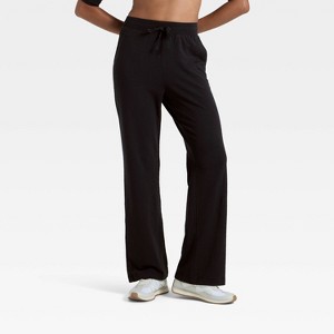 Women's Modal French Terry Flare Sweatpants - All In Motion™ - 1 of 4