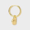 Bijoux Sport by Luv Aj MLB Gold Logo Heart Hoop Earrings - 3 of 3