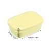 Unique Bargains Plastic Soap Dish Keep Soap Dry Soap Cleaning Storage for Home Bathroom Kitchen - 4 of 4
