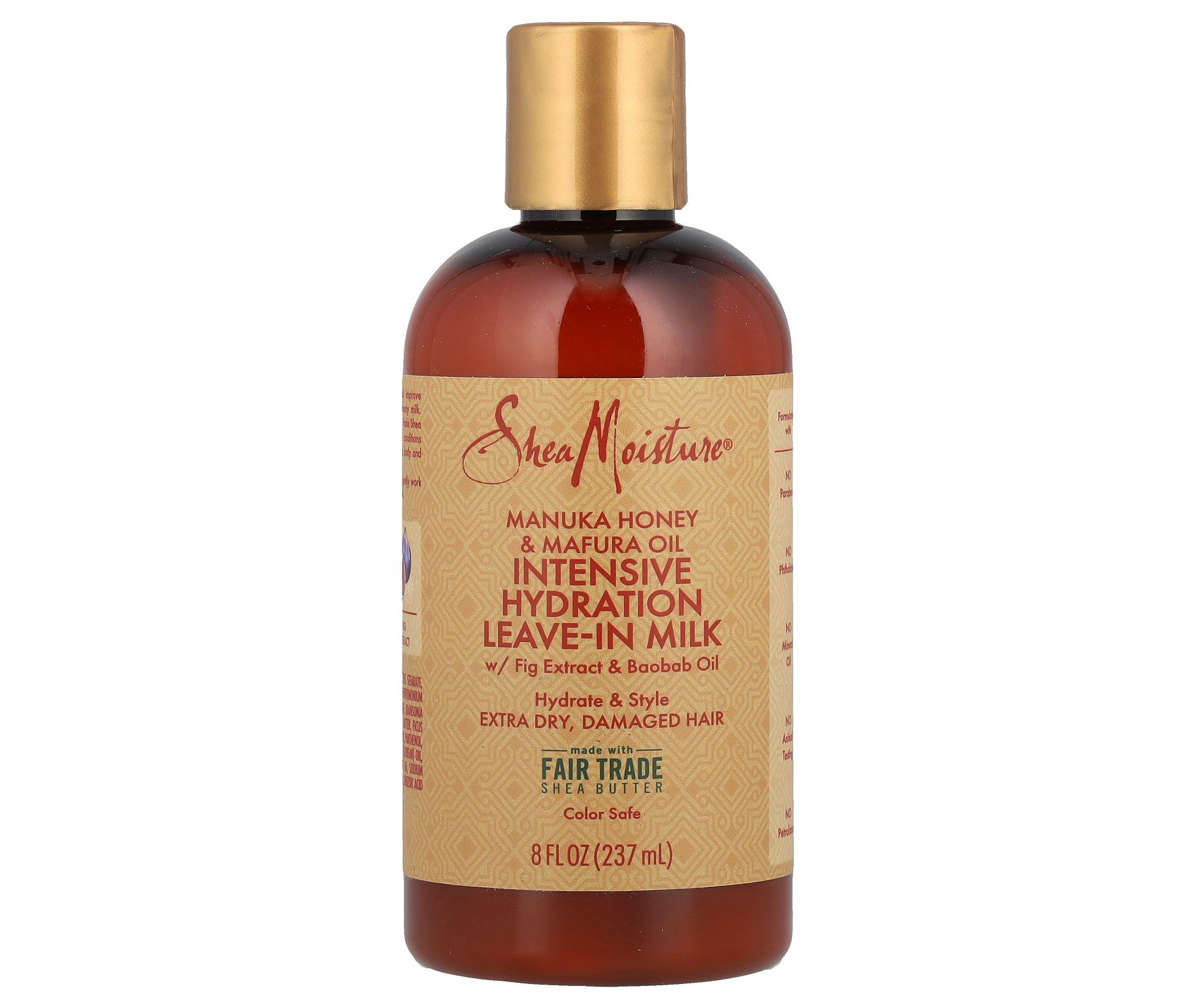SheaMoisture Manuka Honey & Mafura Oil, Intensive Hydration Leave-In Milk, 8 fl oz (237 ml)